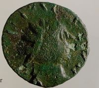 Barbaarse imitatie van Romeinse munt