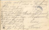 Bericht Franse Krijgsgevangene aan zijn moeder 18 12 1918