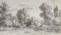 Boerderij in het Diemer Bos Leendert Overbeek 1792