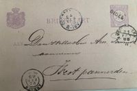 Briefkaart 1888 met naamstempel Didam
