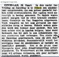 D e Telegraaf 27 maart 1916 Smokkel te Didam