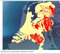 Dekzand gebieden in Nederland