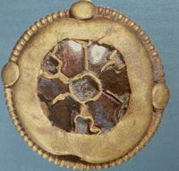 Gouden broche uit de 6de eeuw