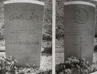 Graven van de soldaten Musolin en Starling op de Nederlands Hervormde Begraafplaats te Didam