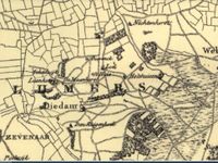 Kaart Didam 1825
