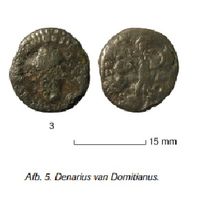 Romeinse munt Denarius van Dominitianus
