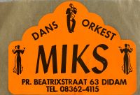 Sticker Dansorkest MIKS 2