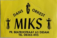 Sticker Dansorkest MIKS