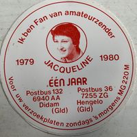 Sticker amateurzender Jacqueline