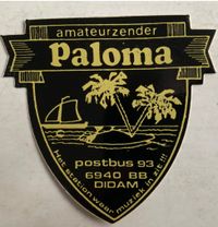 Sticker amateurzender Paloma 2